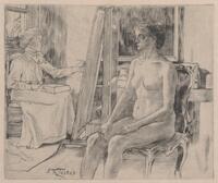 KG 2014 055
<br/>
Het model
<br/>
<em>Toorop, Jan (1858-1928)</em>